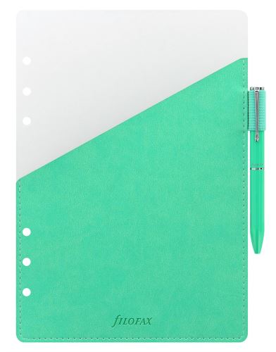 Filofax přídavné poutko na pero + zelené pero 