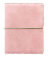 Filofax Domino Soft A7 Pocket pastelově růžový diář kapesní