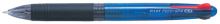 Pilot Feed 4 čtyřbarevné kuličkové pero modré