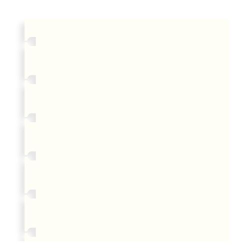 Filofax Notebook A5 náplň čisté papíry