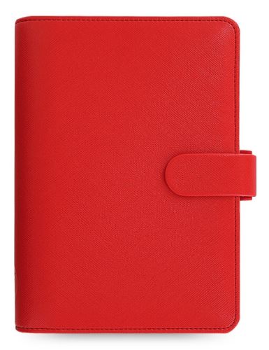 Diář Filofax Saffiano A6 červený