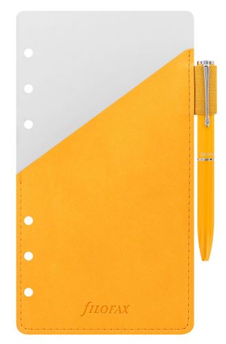 Filofax přídavné poutko na pero + žluté pero 