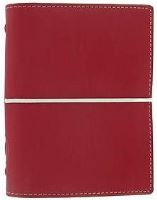 Filofax Domino A7 Pocket červený diář kapesní