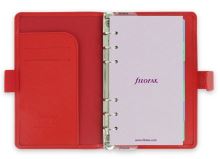 Diář Filofax Saffiano Compact červený organizér