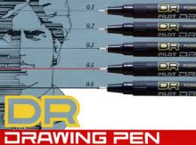 Sada 5 technických per Pilot Drawing Pen