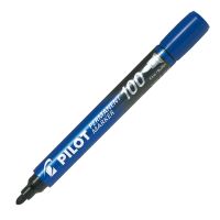 Pilot, Popisovač 100, 1.0, (F) tenký, modrá (1)