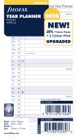 Filofax plánovací kalendář A6 2020 vertikální anglický
