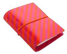 Diář Filofax Domino patent A7 Pocket růžový
