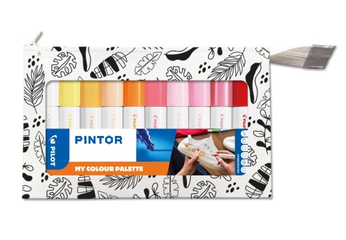 Pilot Pintor Medium teplé odstíny sada 10ks