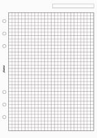 Filofax papír čtverečkovaný bílý A5