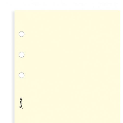 Filofax náplň do diáře formát A6 krémový papír
