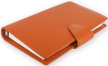 Filofax Calipso Compact oranžový diář kožený