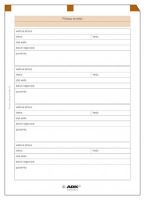 Náplň do diáře ADK A4 přístupy do webu formulář
