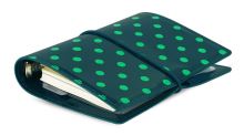 Diář Filofax Domino patent A7 Pocket tmavě zelený