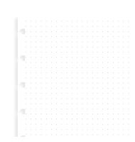 Filofax Notebook A5 náplň papíry tečkované