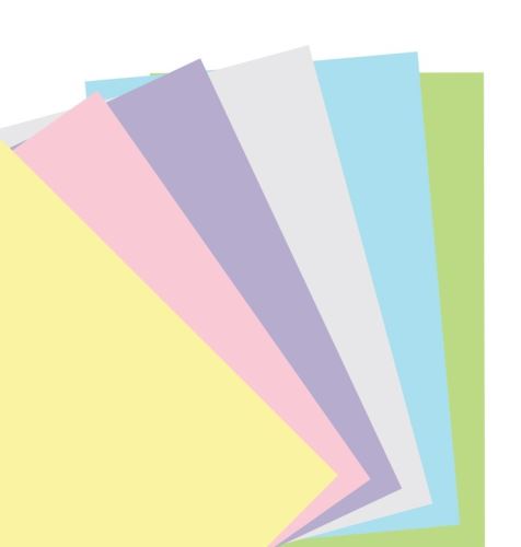 Filofax papír nelinkovaný pastelový A5