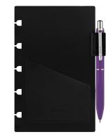Filofax Kuličkové pero s poutkem a vkladem pro notebooky kapesní fialová