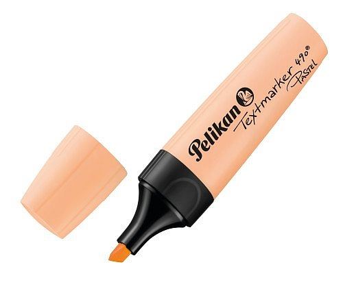 Pelikan Textmarker 490 zvýrazňovač pastelový meruňkový